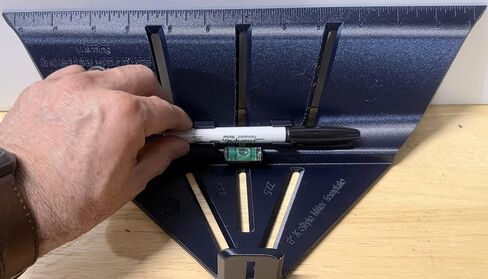 5K Gutter Miter Template Tool – Precision 3D-Printed Guide for Fast, Accurate Gutter Corner Cuts – Fits 5" K-Style Gutters in Kuwait