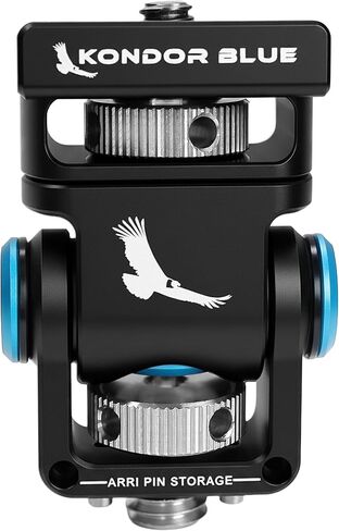 KONDOR BLUE Swivel Tilt Monitor Mount with ARRI Pin (Pan/Tilt) | NATO Clamp Version | Black in Kuwait
