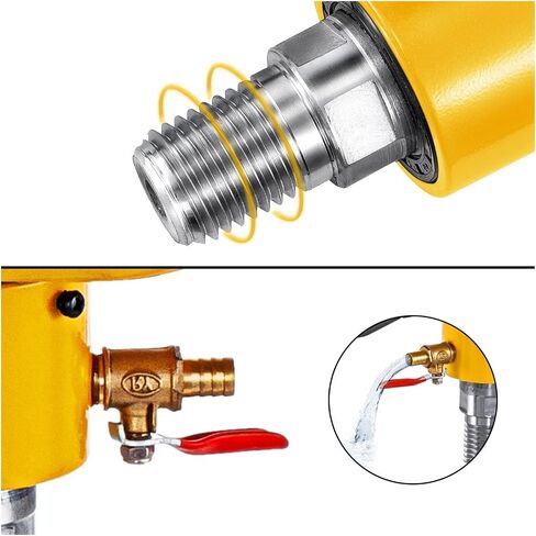 205mm Diamond Core Drill Rig 3980W Wet Dry Handheld Concrete Drilling Machine Kit W/Bits and Spanner for Installing Pipes for DIY in Kuwait