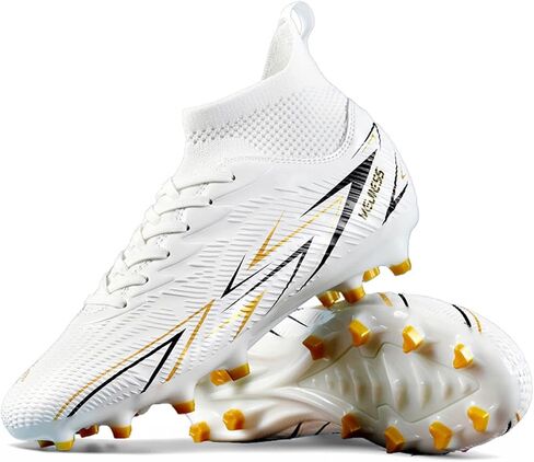 Indoor Soccer Cleats Mens Womens Turf Soccer Cleats Wide Socer Shoes FG AG TF High Ankle Football Boots in Kuwait