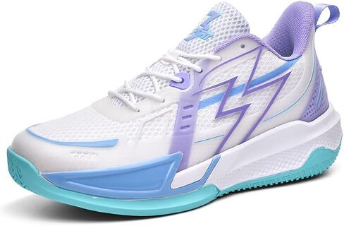 Women's Basketball Shoes Lightweight Non Slip Breathable Fluorescent Athletic Volleyball Outdoor Sports Sneakers in Kuwait