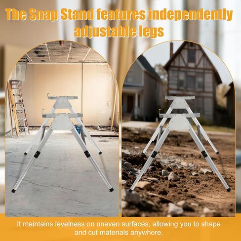 Brake Stand compatible with Tapco PRO Series brakes/MAX Trax/PRO Trax saw tables. Brake stand with adjustable height legs. professional aluminum alloy tool stand for uneven surfaces.Foldable for storage in Kuwait