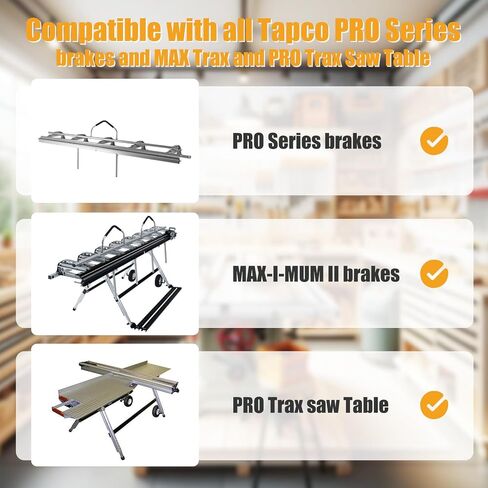 Brake Stand compatible with Tapco PRO Series brakes/MAX Trax/PRO Trax saw tables. Brake stand with adjustable height legs. professional aluminum alloy tool stand for uneven surfaces.Foldable for storage in Kuwait
