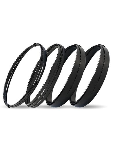 93-1/2 Inch Band Saw Blades Assortment for Woodworking, Premium SK5 Carbon Steel Bandsaw Blade 3-Pack (1/2" 6TPI, 1/4" 6TPI, 1/8" 14TPI), Fits Most 14" Band Saws for Resawing & Contour Cut in Kuwait
