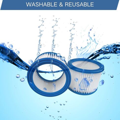 2 HEPA Filters + 1 Dust Bag Replacement Parts Kit Compatible with Nilfisk ALTO Attix 30, 50 & Aero 21, 26, 31 Wet Dry Vacuum Cleaner in Kuwait