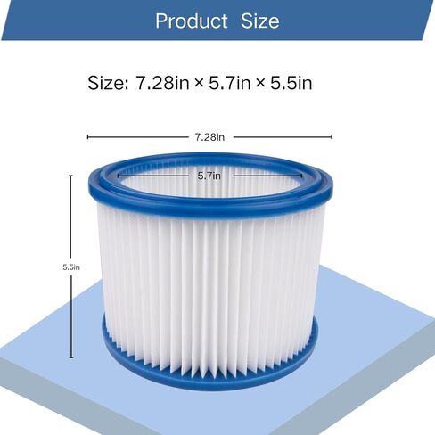 2 HEPA Filters + 1 Dust Bag Replacement Parts Kit Compatible with Nilfisk ALTO Attix 30, 50 & Aero 21, 26, 31 Wet Dry Vacuum Cleaner in Kuwait