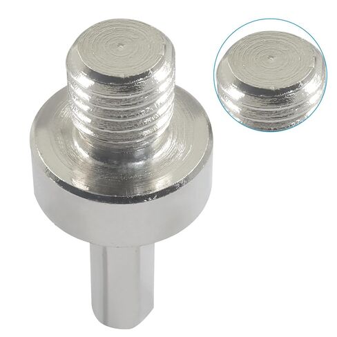 Alloy Steel Core Drill Bit Adapter, 5/8"-11, Silver, 2 Pack | Thread Converter, Hex Shank, For Drills, Drill Press and Die Grinders in Kuwait