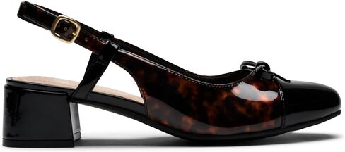 Clarks Collection Women's Iridessa Sling Pump, Black Leather, 12 Medium US in Kuwait