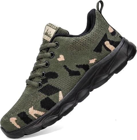 EGMPDA Womens Mesh Camouflage Shoes Lightweight Non Slip Sneakers in Kuwait