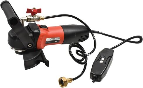 Hardin 4" & 5" Variable Speed Wet Polisher and Grinder – 800W 120V, 1000–4000 RPM, Water Feed System with Brass Valve, GFCI Cord for Granite, Marble, Stone, and Concrete Fabrication in Kuwait