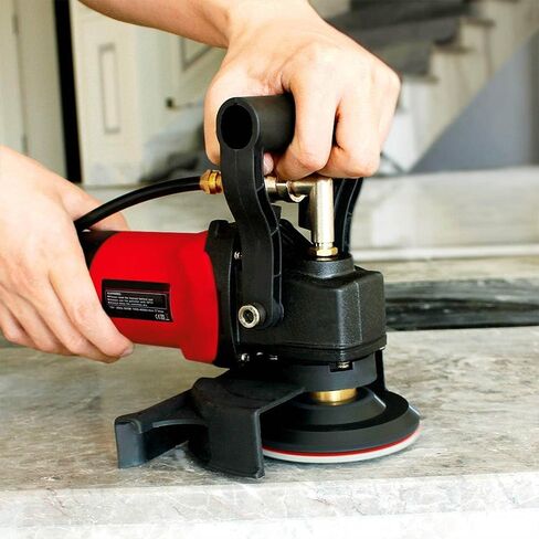 Hardin 4" & 5" Variable Speed Wet Polisher and Grinder – 800W 120V, 1000–4000 RPM, Water Feed System with Brass Valve, GFCI Cord for Granite, Marble, Stone, and Concrete Fabrication in Kuwait