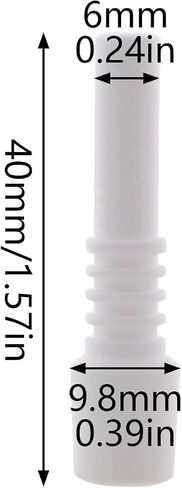 5PCS Length 40mm White Sandblasting Machine Ceramic Nozzle Replacement Power Tool Part in Kuwait