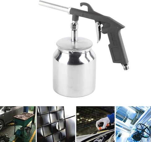 Sand Spray, Pistola Sandblast Sand Sandblasting Spray Tool Set Kit, 750Cc Aluminium Pot, 10.0Bar Working Pressure, Sandblasr Portatil for Sandblasting, Removal, Coating in Kuwait