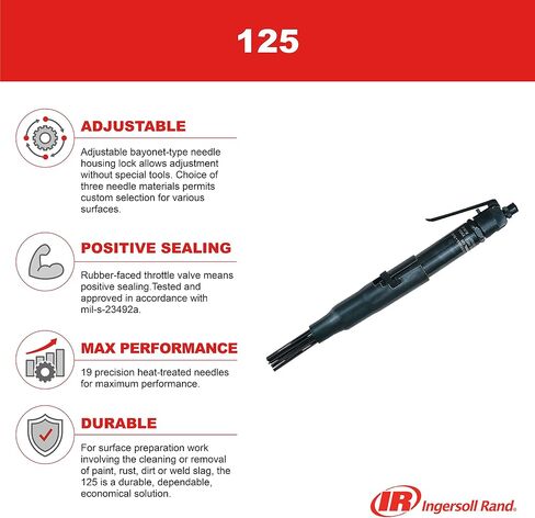Ingersoll Rand 125 Standard Duty Needle Scaler in Kuwait