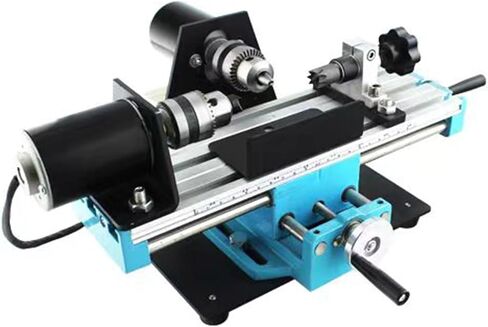 220V 400W High-Speed Metal Lathe, 7000RPM 7-Speed Precision Milling Machine for DIY Wood Bead Drilling & Crafting Precision Parts in Kuwait