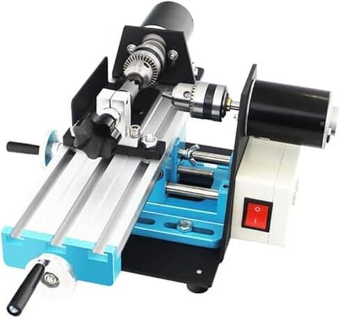 220V Electric Lathe Machine, 400W Mini Woodworking Tool, 7000RPM High Precision Milling with 7 Speed Settings for DIY Projects & Precision Parts in Kuwait