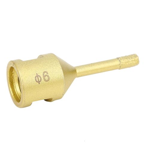 2Pcs Diamond Hole Saw Drill Bit, M14 6mm Brazing Diamond Drilling Bit for Marble Concrete, with Efficient Chip Drain Design, Compatible with Electric Hand Drill and Bench in Kuwait