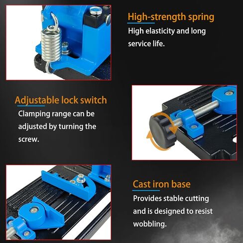 Adjustable Angle Grinder Stand – 38mm–48mm Clamping Range, 0–45° Cutting Angle, Dual-Use Bracket Holder for Angle Grinder & Hammer Drill in Kuwait