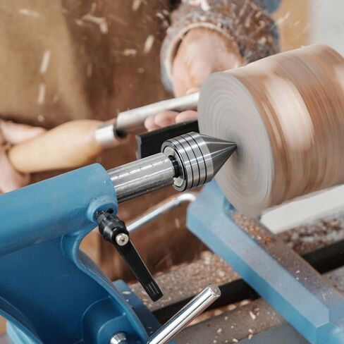 MT2 Heavy Duty Live Tailstock Center for Wood Lathe, Woodturning Tools, 60 Degree Ball Bearing Tailstock Live Centers for Woodworking. in Kuwait
