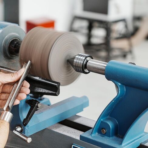 MT2 Heavy Duty Live Tailstock Center for Wood Lathe, Woodturning Tools, 60 Degree Ball Bearing Tailstock Live Centers for Woodworking. in Kuwait