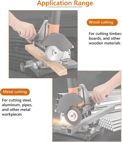 Heavy Duty Angle Grinder Stand – Compatible with 100mm-150mm (4"-6") Disc Grinder, Cast Iron Base for Enhanced Stability in Kuwait