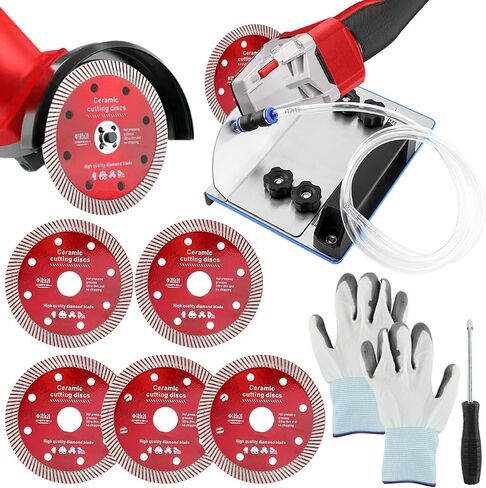 45 Degree Tile Chamfering Tool,Angle Grinder Stand for 45° Tile Cutting,Tile Cutter Tools Compatible with 100-Type Angle Grinders, Angles Grinder Attachments for Chamfering in Kuwait