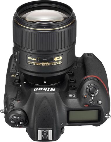 نيكون AF-S FX نيكور 105 ملم عدسة f/1.4 ED مع التركيز التلقائي لكاميرات نيكون دي اس ال ار اسود in Kuwait