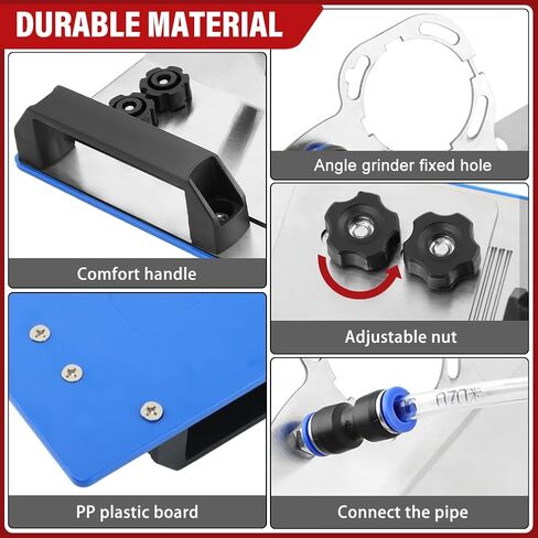 45 Degree Tile Chamfering Tool,Angle Grinder Stand for 45° Tile Cutting,Tile Cutter Tools Compatible with 100-Type Angle Grinders, Angles Grinder Attachments for Chamfering in Kuwait