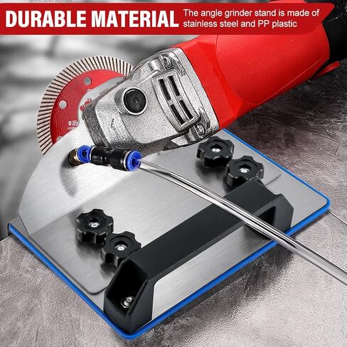 45 Degree Tile Chamfering Tool,Angle Grinder Stand for 45° Tile Cutting,Tile Cutter Tools Compatible with 100-Type Angle Grinders, Angles Grinder Attachments for Chamfering in Kuwait