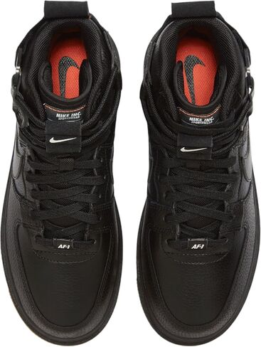Nike WMNS Air Force 1 High Utility 2.0 - Black, Summit White, Orange, Gum Red Brown in Kuwait