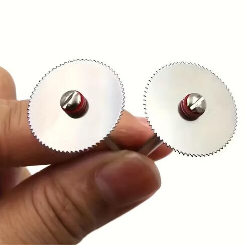 11Pcs/Set Stainless Steel Wood Cutting Disc Rotary Tool Circular Cutoff for Woodworking Tool in Kuwait