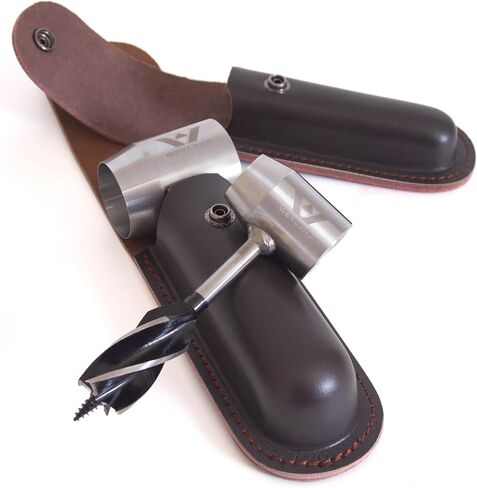 WEYLAND Bushcraft Settlers Tool - 1 Inch and 1.5 Inch Survival Hand Auger - Bush Craft Gear and Equipment Scotch Eye Wood Drill Peg and Manual Hole Maker for Bushcrafting in Kuwait