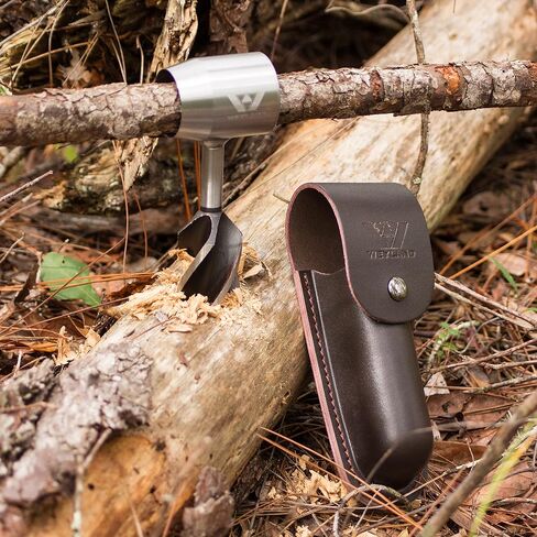 WEYLAND Bushcraft Settlers Tool - 1 Inch and 1.5 Inch Survival Hand Auger - Bush Craft Gear and Equipment Scotch Eye Wood Drill Peg and Manual Hole Maker for Bushcrafting in Kuwait