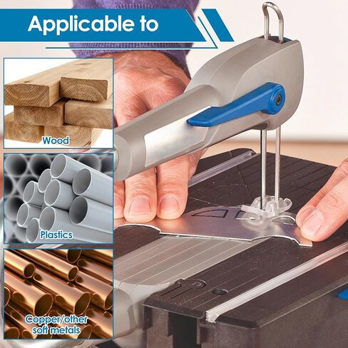 25 Pcs Coping Saw Blades Set 6-1/2 Inch Long Between Pins Sturdy Wood Cutting Saw Blades Kit High Carbon Steel Pin End Scroll Blade Assortment (10/15/18/24/28TPI) in Kuwait