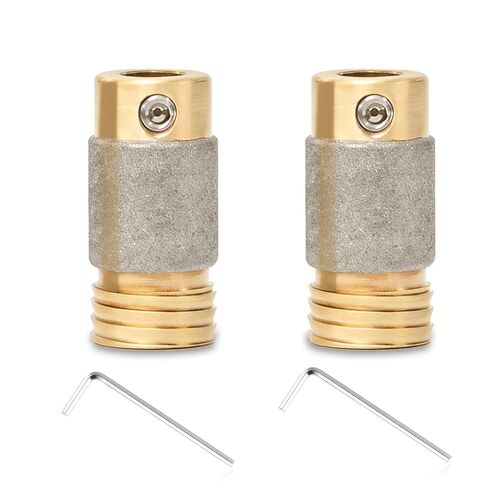 2 Pcs 5/8'' Diamond Drill Bit Head for Stained Glass Grinder, Brass Core Glass Grinding Tool Supplies in Kuwait