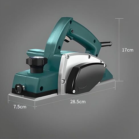 220v Professional Electric Planer, Woodworking Support Practical Tool with Adjustable Depth, Planing Leveling and Reversible in Kuwait