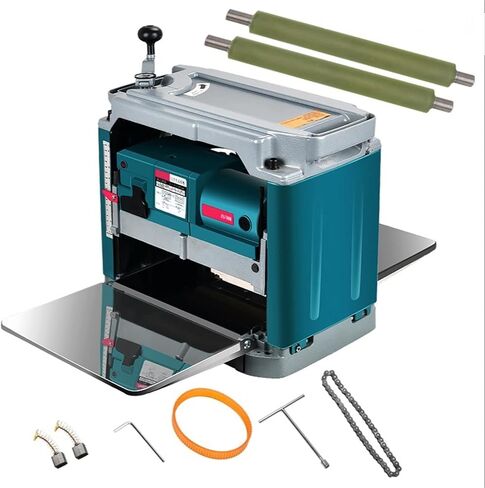 Woodworking Carpentry DIY Surface Thicknesser Machine Electric Planer Wood Thickness Planer in Kuwait
