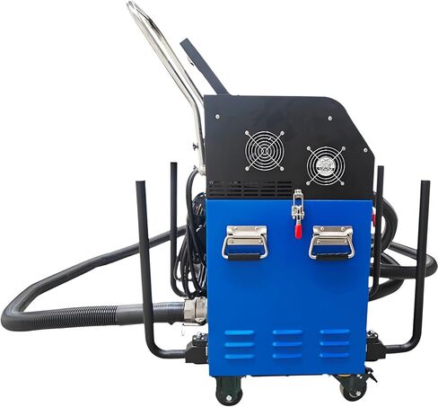 INTSUPERMAI 110V Air Duct Cleaning Machine 2800W Sweeping and Suction Integrated Machine with Vacuum & 2MP Camera 15m Flex Shaft Commercial HVAC Duct Cleaner for 3.9"-31.5" Round Rectangular Ducts in Kuwait