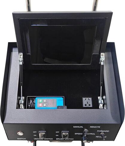 INTSUPERMAI 110V Air Duct Cleaning Machine 2800W Sweeping and Suction Integrated Machine with Vacuum & 2MP Camera 15m Flex Shaft Commercial HVAC Duct Cleaner for 3.9"-31.5" Round Rectangular Ducts in Kuwait
