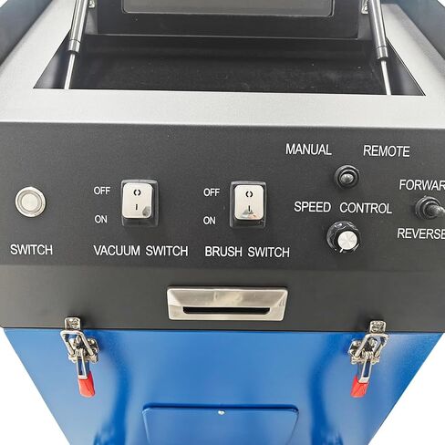 INTSUPERMAI 110V Air Duct Cleaning Machine 2800W Sweeping and Suction Integrated Machine with Vacuum & 2MP Camera 15m Flex Shaft Commercial HVAC Duct Cleaner for 3.9"-31.5" Round Rectangular Ducts in Kuwait