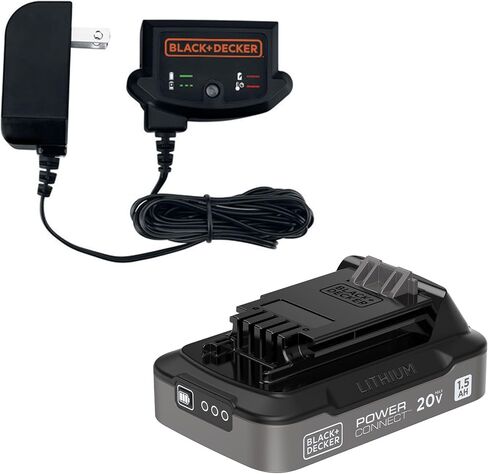 BLACK+DECKER 20V MAX* POWERCONNECT 1.5Ah Lithium Ion Battery + Charger (LBXR20CK) in Saudi Arabia