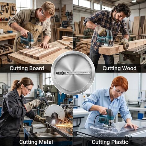 20 PCS T101AO T-Shank Jigsaw Blades, 3.2 Inches Jig Saw Bladefor Wood High Carbon Steel 20 Tpi Curved Fine Finish for Metal Plastic Wood Cutting in Kuwait