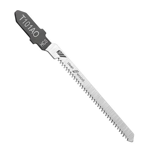 20 PCS T101AO T-Shank Jigsaw Blades, 3.2 Inches Jig Saw Bladefor Wood High Carbon Steel 20 Tpi Curved Fine Finish for Metal Plastic Wood Cutting in Kuwait