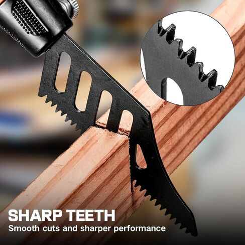 10-Pack T142HB T Shank Jigsaw Blades Set, High Carbon Steel Jig Saw Blades for Soft Wood Cutting, Flush Cut Jigsaw Blade for Plywood Plastics Fiberboard, Universal Professional Power Tool Accessories in Kuwait