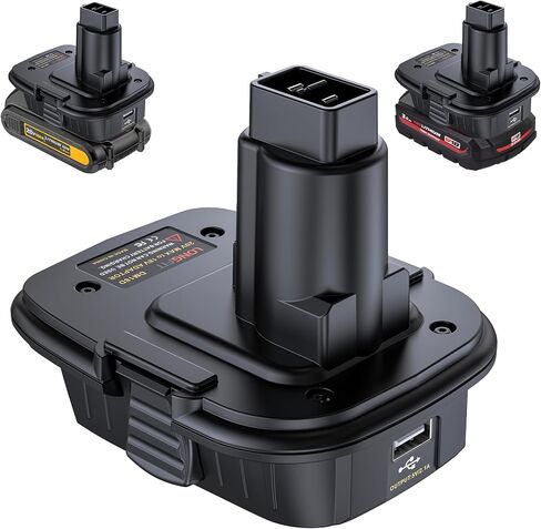V6 Battery Adapter Replace for Dyson Compatible with Dewalt 20V& Milwaukee 18V Li-ion Battery, Use for Dyson V6 Series VacuumCleaners Animal Absolute in Saudi Arabia