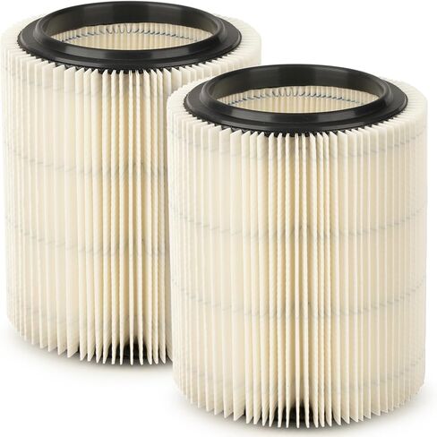 Kopach Replacement Vacuum Filter for Craftsman 17816 & Ridgid VF4000 Wet/Dry Shop Vacs, Premium 1" Pleats, 1-Pack, General Use in Kuwait
