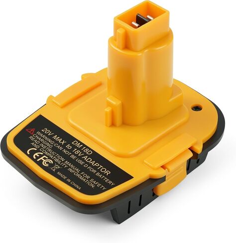 for Dewalt Power Adapter 18V Tool Convert to 20V Battery Adaptor | tight latch, heat-resistant shell, stable current, ideal DIY & workshop use in Kuwait
