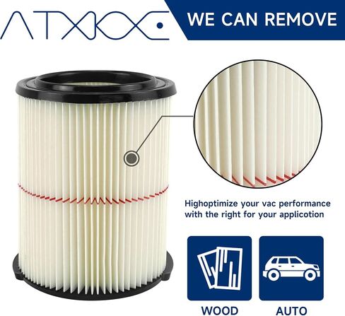 38754 Replacement Filter Fits for Craftsman CMXZVBE38754 fit 5-20 Gallon Vacuum, 2 Pack in Kuwait