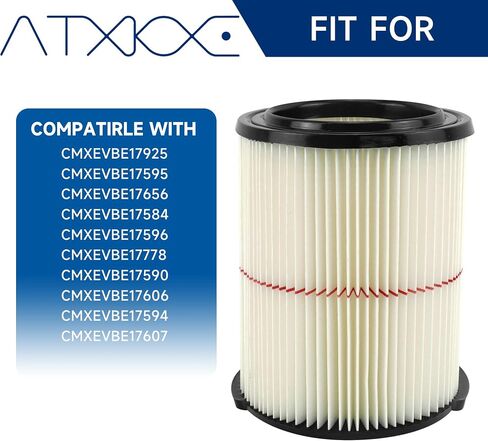 38754 Replacement Filter Fits for Craftsman CMXZVBE38754 fit 5-20 Gallon Vacuum, 2 Pack in Kuwait