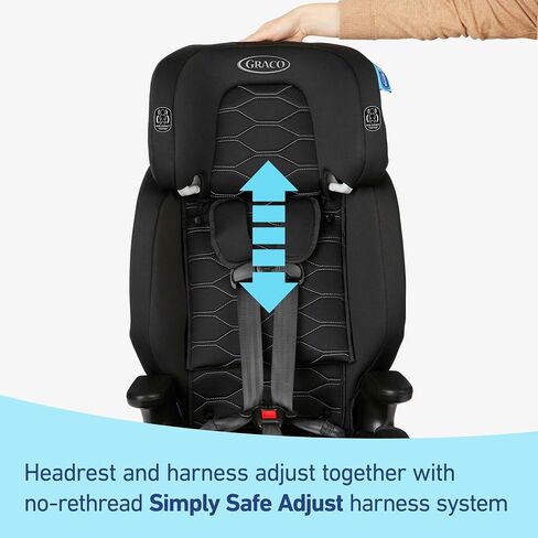 Graco Nautilus 2.0 LX 3-in-1 Harness Booster Car Seat ft. InRight Latch, Hex in Kuwait